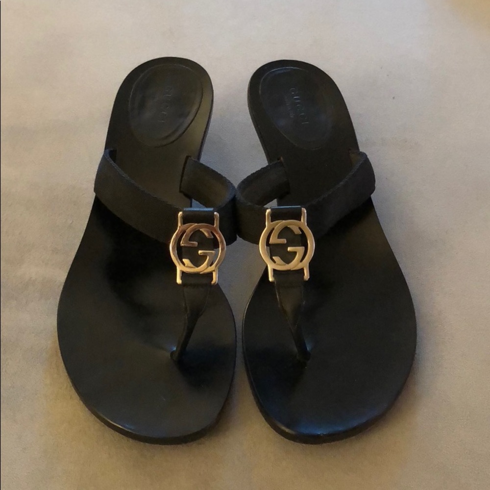 Gucci Kitten Heel Sandals